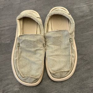 Sanuk slip on sandal shoes